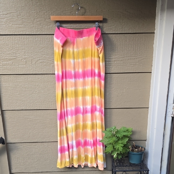 Torrid Sherbert Colors Maxi jersey side slit Skirt Super Soft 3x NWT - Picture 6 of 14